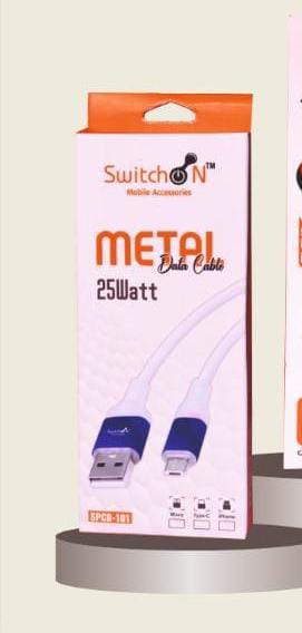 switchon metal usb cable 101m 25w