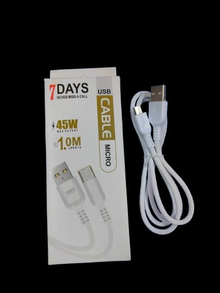 7days 45w type-c cable