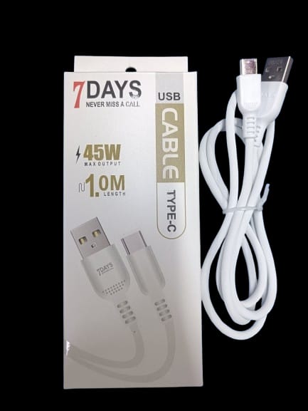 7days v8 45w usb cable